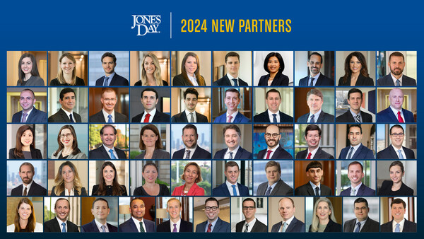 Jones Day Law Firm Adds 51 New Partners