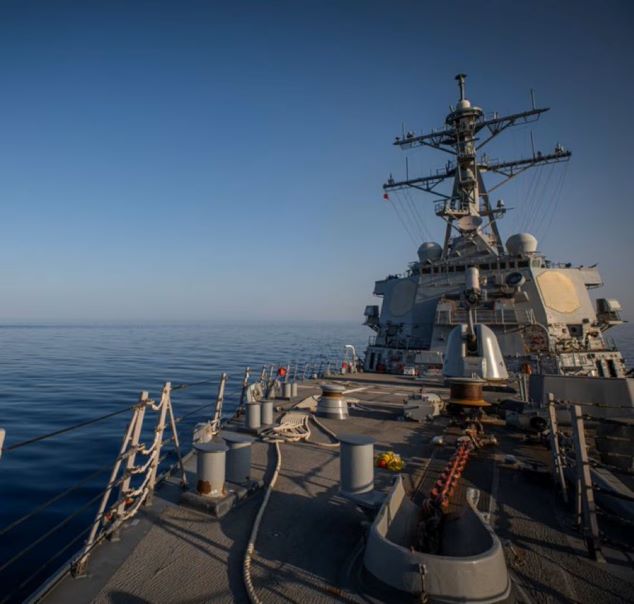 USS Carney Shoots Down Missile, Drones in Red Sea